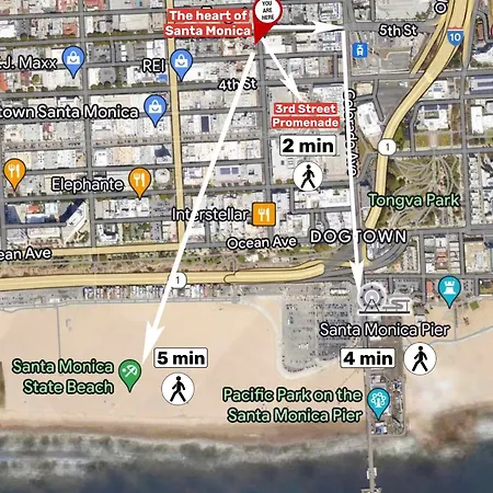 10 Cozy Apartment Heart Of Santa Monica Los Angeles Exterior foto
